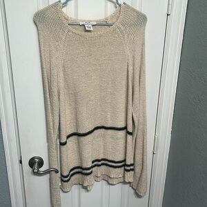 Knitted sweater long sleeve